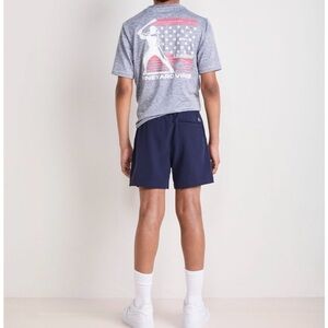 Boys Vineyard Vines navy pull on performance Shorts
